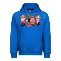 Cobalt let's go girls coffee cups Urban Hoodie - Zillion Design Studio
