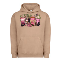 Pigment Burro let's go girls coffee cups Urban Hoodie - Zillion Design Studio