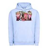 Pigment Grape Ice let's go girls coffee cups Urban Hoodie - Zillion Design Studio