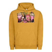 Pigment Peanut Butter let's go girls coffee cups Urban Hoodie - Zillion Design Studio