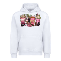 White let's go girls coffee cups Urban Hoodie - Zillion Design Studio