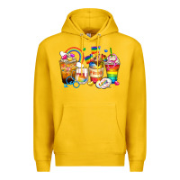 Lemon pride coffee cups Premium Hoodie - Zillion Design Studio