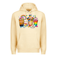 Pina Colada pride coffee cups Premium Hoodie - Zillion Design Studio