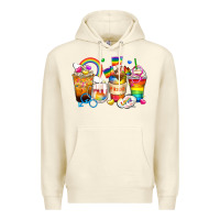 Sandshell pride coffee cups Premium Hoodie - Zillion Design Studio