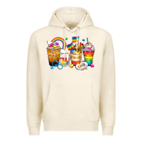 Tofu pride coffee cups Premium Hoodie - Zillion Design Studio