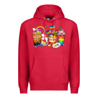 Cardinal pride coffee cups Premium Hoodie - Zillion Design Studio