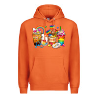 Carrot pride coffee cups Premium Hoodie - Zillion Design Studio