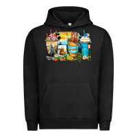 Pigment Black louisiana coffee cups Urban Hoodie - Zillion Design Studio