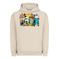 Pigment French Oak louisiana coffee cups Urban Hoodie - Zillion Design Studio