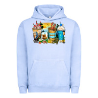 Pigment Grape Ice louisiana coffee cups Urban Hoodie - Zillion Design Studio