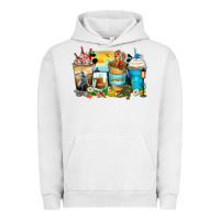Pigment Lunar Rock louisiana coffee cups Urban Hoodie - Zillion Design Studio