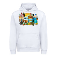 White louisiana coffee cups Urban Hoodie - Zillion Design Studio