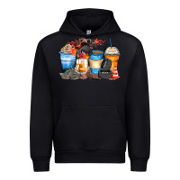 Black monster truck coffee cups Urban Hoodie - Zillion Design Studio
