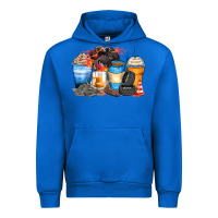 Cobalt monster truck coffee cups Urban Hoodie - Zillion Design Studio