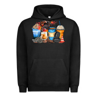 Pigment Black monster truck coffee cups Urban Hoodie - Zillion Design Studio