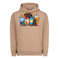 Pigment Burro monster truck coffee cups Urban Hoodie - Zillion Design Studio