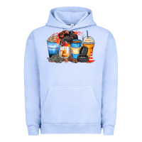 Pigment Grape Ice monster truck coffee cups Urban Hoodie - Zillion Design Studio