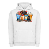Pigment Lunar Rock monster truck coffee cups Urban Hoodie - Zillion Design Studio