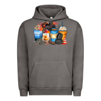 Pigment Tornado monster truck coffee cups Urban Hoodie - Zillion Design Studio
