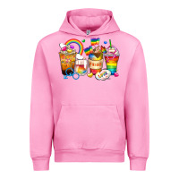 Fuchsia Pink pride coffee cups Urban Hoodie - Zillion Design Studio