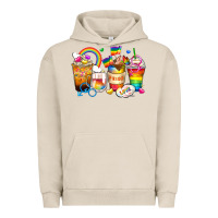 Pigment French Oak pride coffee cups Urban Hoodie - Zillion Design Studio