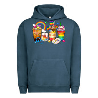 Pigment Midnight Navy pride coffee cups Urban Hoodie - Zillion Design Studio