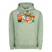 Pigment Oil Green pride coffee cups Urban Hoodie - Zillion Design Studio