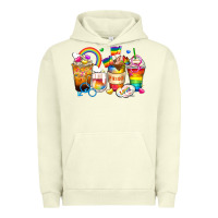 Pigment Pistachio pride coffee cups Urban Hoodie - Zillion Design Studio