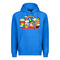True Royal rainbow coffee cups Premium Hoodie - Zillion Design Studio