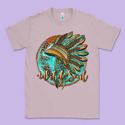 Wild Soul Classic Tee Designed By Barkaloodesign