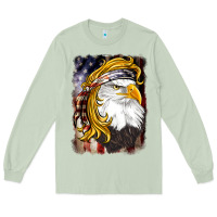 Matcha american mullet   eagle Long Sleeve Tee - BarkalooDesign
