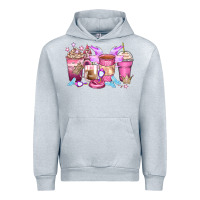 Heather Grey princess coffee cups Urban Hoodie - Zillion Design Studio