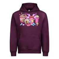 Mauve Wine princess coffee cups Urban Hoodie - Zillion Design Studio