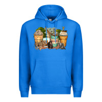 True Royal safari animals coffee cups Premium Hoodie - Zillion Design Studio