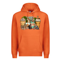 Carrot safari animals coffee cups Premium Hoodie - Zillion Design Studio