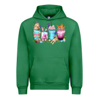 Emerald rabbit coffee cups Urban Hoodie - Zillion Design Studio