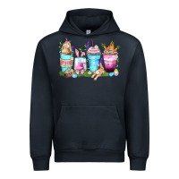 Navy rabbit coffee cups Urban Hoodie - Zillion Design Studio