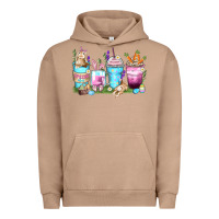 Pigment Burro rabbit coffee cups Urban Hoodie - Zillion Design Studio