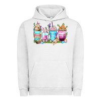 Pigment Lunar Rock rabbit coffee cups Urban Hoodie - Zillion Design Studio