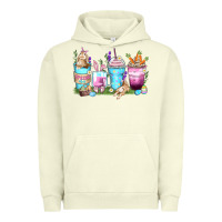 Pigment Pistachio rabbit coffee cups Urban Hoodie - Zillion Design Studio