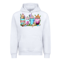 White rabbit coffee cups Urban Hoodie - Zillion Design Studio