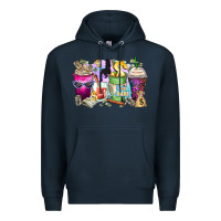 Navy boss babe coffee cups Premium Hoodie - Zillion Design Studio