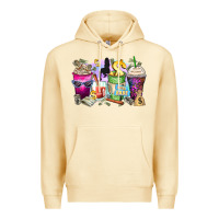 Pina Colada boss babe coffee cups Premium Hoodie - Zillion Design Studio