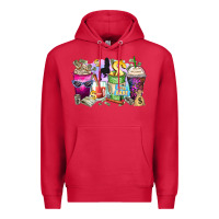 Cardinal boss babe coffee cups Premium Hoodie - Zillion Design Studio