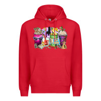 Red boss babe coffee cups Premium Hoodie - Zillion Design Studio