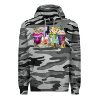 Slate Camo boss babe coffee cups Premium Hoodie - Zillion Design Studio