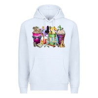 White boss babe coffee cups Premium Hoodie - Zillion Design Studio