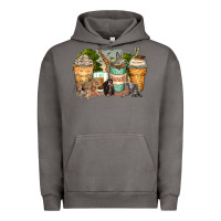 Pigment Tornado safari animals coffee cups Urban Hoodie - Zillion Design Studio