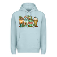 Blue Mist highly caffeinated coffee cups Premium Hoodie - Zillion Design Studio