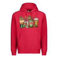 Cardinal highly caffeinated coffee cups Premium Hoodie - Zillion Design Studio